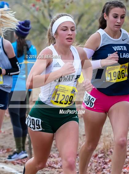 Thumbnail 3 in CIF State Cross Country Championships (Girls D2 Race) photogallery.