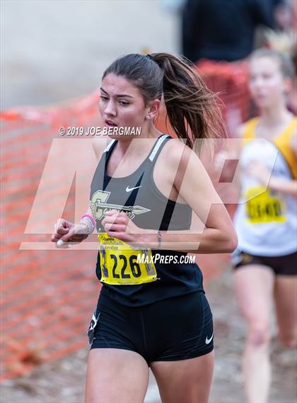 Thumbnail 2 in CIF State Cross Country Championships (Girls D2 Race) photogallery.