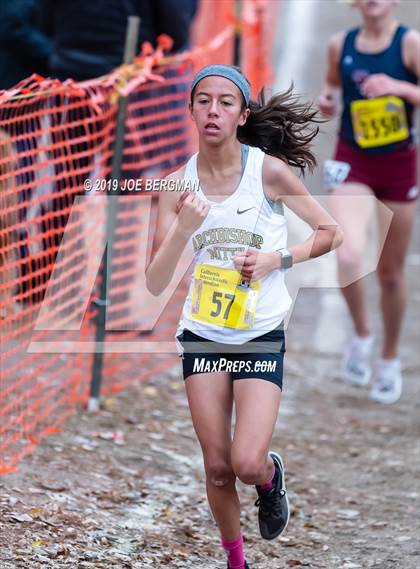 Thumbnail 2 in CIF State Cross Country Championships (Girls D2 Race) photogallery.