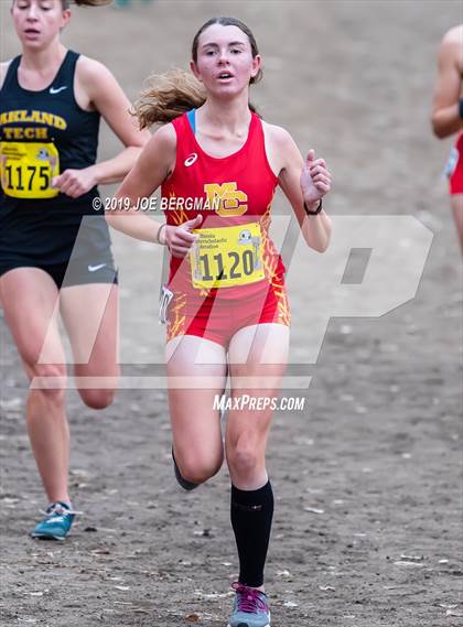 Thumbnail 3 in CIF State Cross Country Championships (Girls D2 Race) photogallery.
