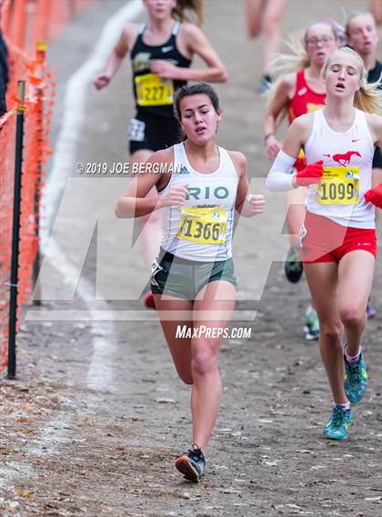 Thumbnail 2 in CIF State Cross Country Championships (Girls D2 Race) photogallery.