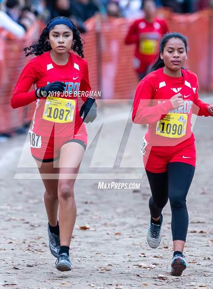 Thumbnail 2 in CIF State Cross Country Championships (Girls D2 Race) photogallery.