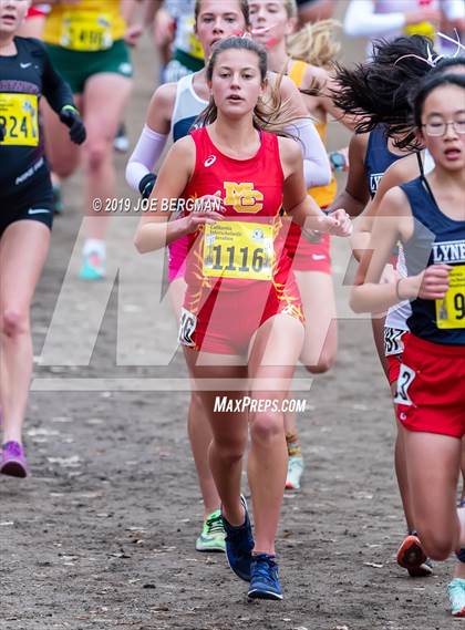 Thumbnail 1 in CIF State Cross Country Championships (Girls D2 Race) photogallery.