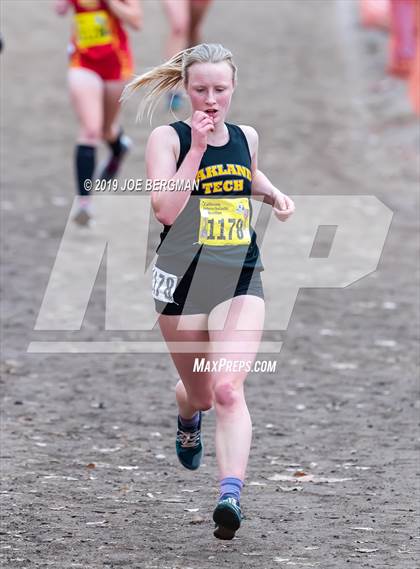 Thumbnail 3 in CIF State Cross Country Championships (Girls D2 Race) photogallery.
