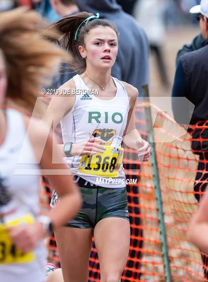 Thumbnail 2 in CIF State Cross Country Championships (Girls D2 Race) photogallery.