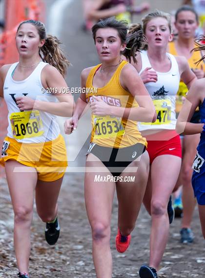 Thumbnail 1 in CIF State Cross Country Championships (Girls D2 Race) photogallery.