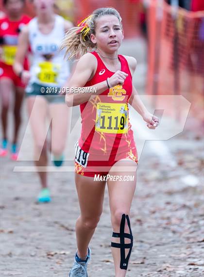 Thumbnail 3 in CIF State Cross Country Championships (Girls D2 Race) photogallery.