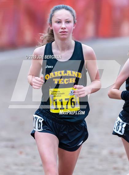 Thumbnail 3 in CIF State Cross Country Championships (Girls D2 Race) photogallery.