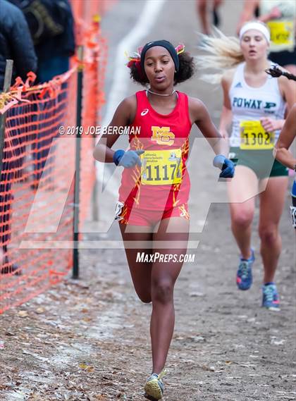 Thumbnail 1 in CIF State Cross Country Championships (Girls D2 Race) photogallery.