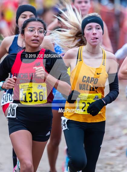 Thumbnail 2 in CIF State Cross Country Championships (Girls D2 Race) photogallery.