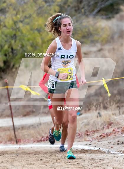 Thumbnail 3 in CIF State Cross Country Championships (Girls D2 Race) photogallery.