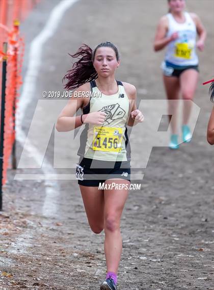 Thumbnail 3 in CIF State Cross Country Championships (Girls D2 Race) photogallery.