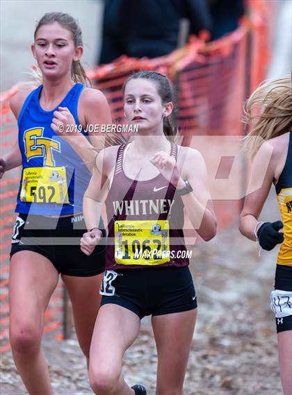Thumbnail 3 in CIF State Cross Country Championships (Girls D2 Race) photogallery.