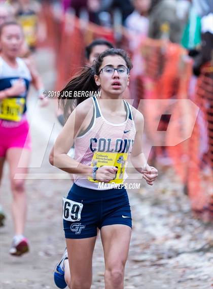 Thumbnail 1 in CIF State Cross Country Championships (Girls D2 Race) photogallery.