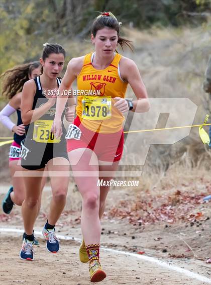 Thumbnail 2 in CIF State Cross Country Championships (Girls D2 Race) photogallery.