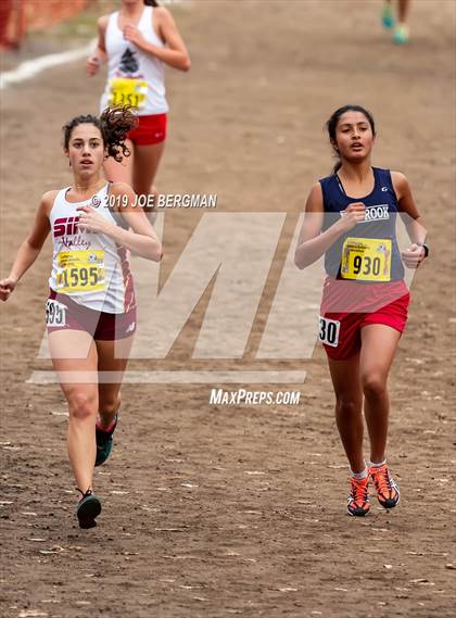 Thumbnail 1 in CIF State Cross Country Championships (Girls D2 Race) photogallery.