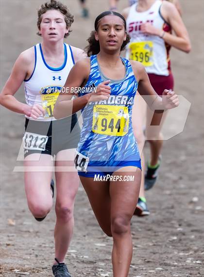 Thumbnail 3 in CIF State Cross Country Championships (Girls D2 Race) photogallery.