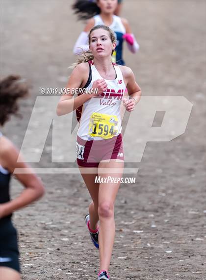 Thumbnail 3 in CIF State Cross Country Championships (Girls D2 Race) photogallery.