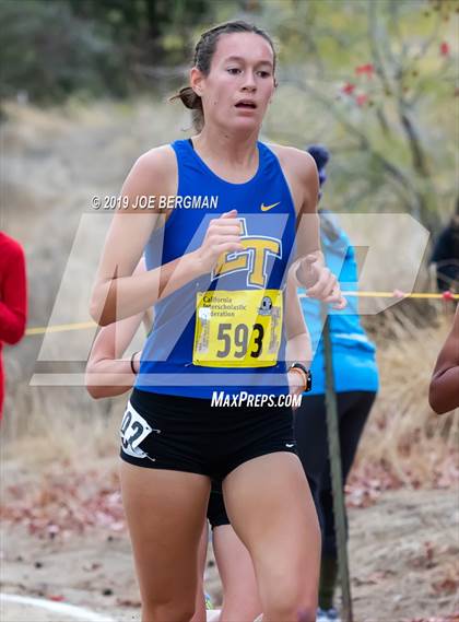 Thumbnail 3 in CIF State Cross Country Championships (Girls D2 Race) photogallery.