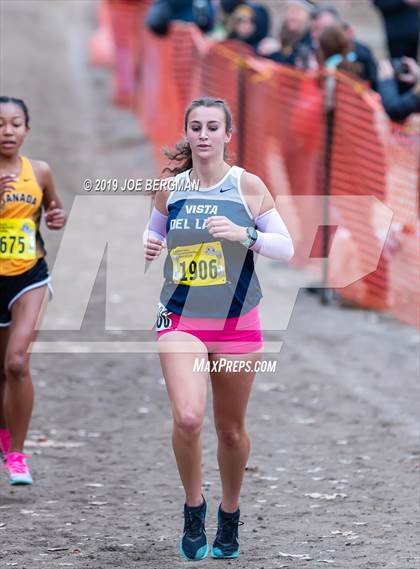 Thumbnail 2 in CIF State Cross Country Championships (Girls D2 Race) photogallery.