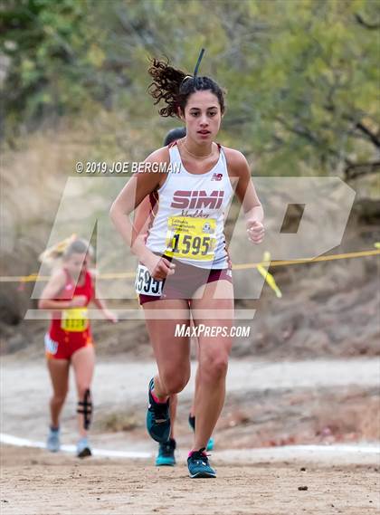 Thumbnail 1 in CIF State Cross Country Championships (Girls D2 Race) photogallery.