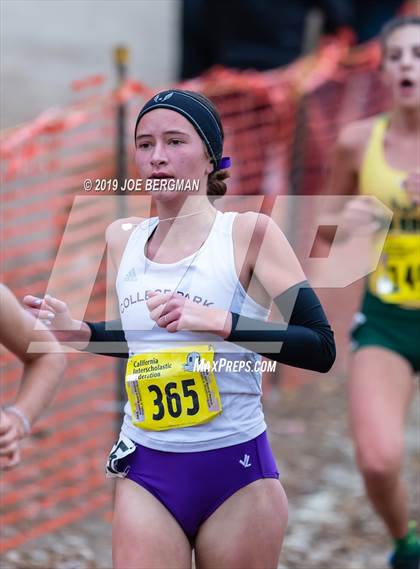 Thumbnail 1 in CIF State Cross Country Championships (Girls D2 Race) photogallery.