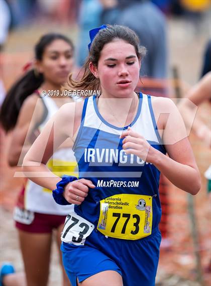 Thumbnail 1 in CIF State Cross Country Championships (Girls D2 Race) photogallery.