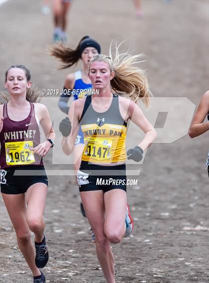 Thumbnail 1 in CIF State Cross Country Championships (Girls D2 Race) photogallery.