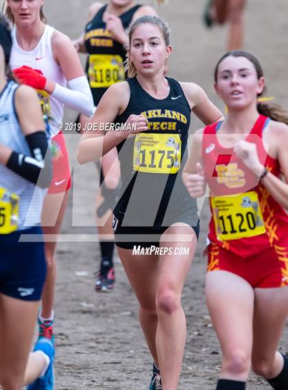 Thumbnail 1 in CIF State Cross Country Championships (Girls D2 Race) photogallery.