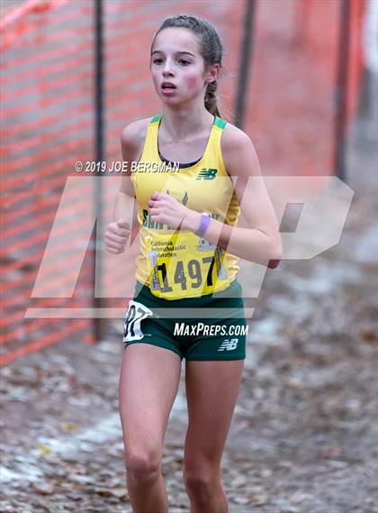 Thumbnail 1 in CIF State Cross Country Championships (Girls D2 Race) photogallery.