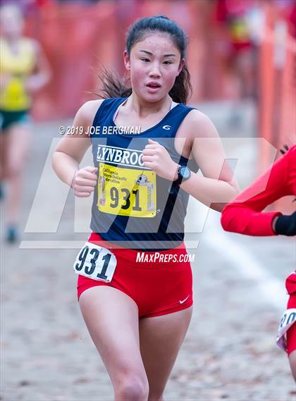 Thumbnail 3 in CIF State Cross Country Championships (Girls D2 Race) photogallery.
