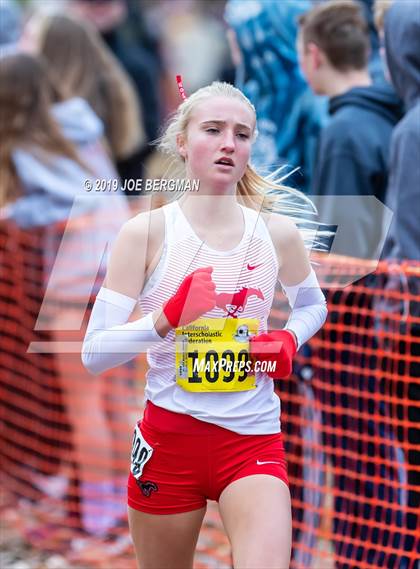 Thumbnail 3 in CIF State Cross Country Championships (Girls D2 Race) photogallery.