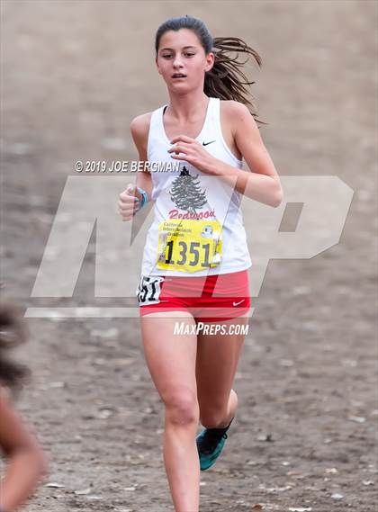 Thumbnail 2 in CIF State Cross Country Championships (Girls D2 Race) photogallery.