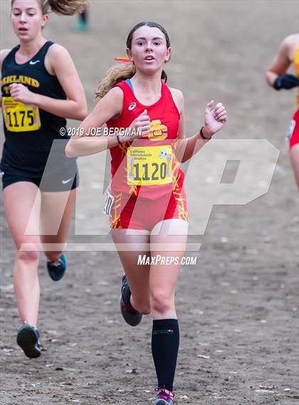 Thumbnail 2 in CIF State Cross Country Championships (Girls D2 Race) photogallery.