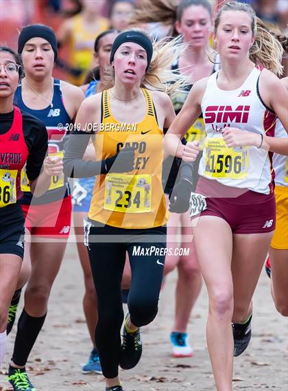 Thumbnail 2 in CIF State Cross Country Championships (Girls D2 Race) photogallery.