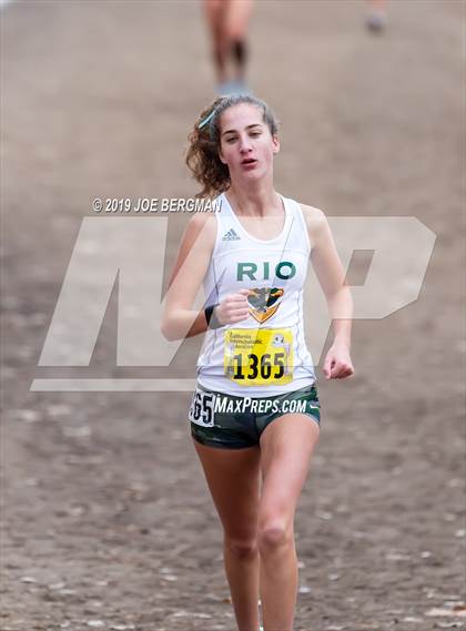 Thumbnail 2 in CIF State Cross Country Championships (Girls D2 Race) photogallery.