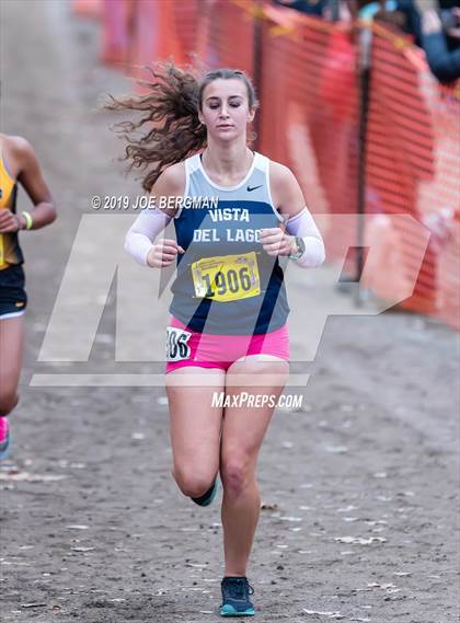 Thumbnail 1 in CIF State Cross Country Championships (Girls D2 Race) photogallery.