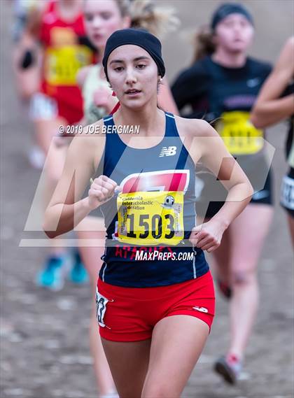 Thumbnail 1 in CIF State Cross Country Championships (Girls D2 Race) photogallery.