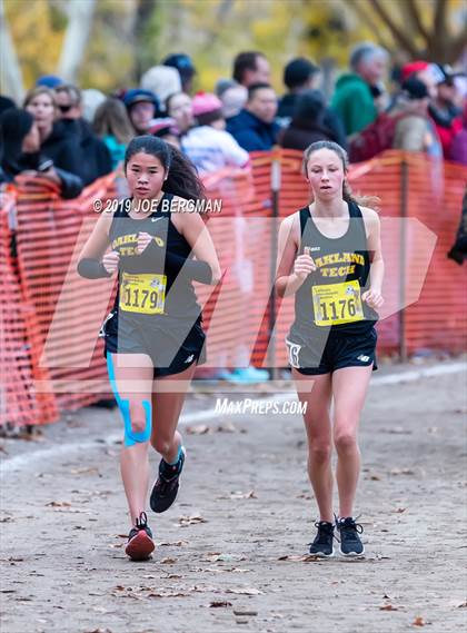 Thumbnail 1 in CIF State Cross Country Championships (Girls D2 Race) photogallery.