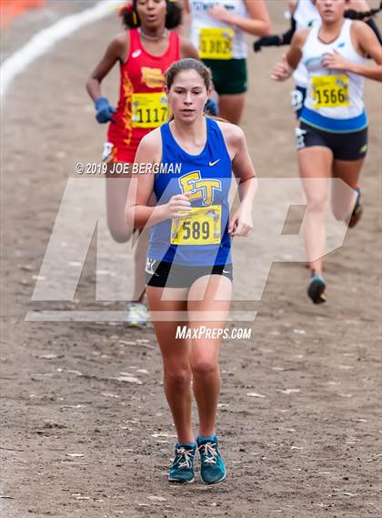 Thumbnail 2 in CIF State Cross Country Championships (Girls D2 Race) photogallery.