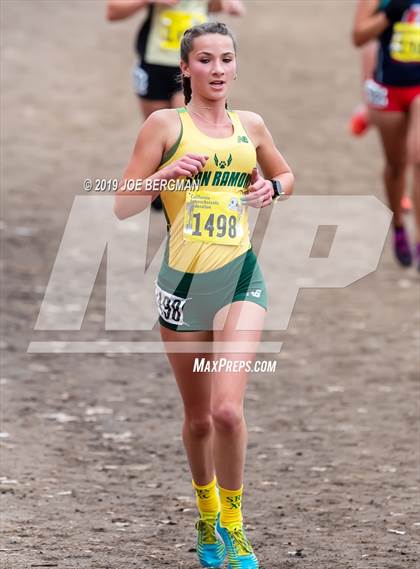 Thumbnail 3 in CIF State Cross Country Championships (Girls D2 Race) photogallery.