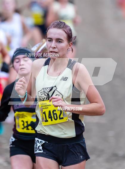 Thumbnail 2 in CIF State Cross Country Championships (Girls D2 Race) photogallery.