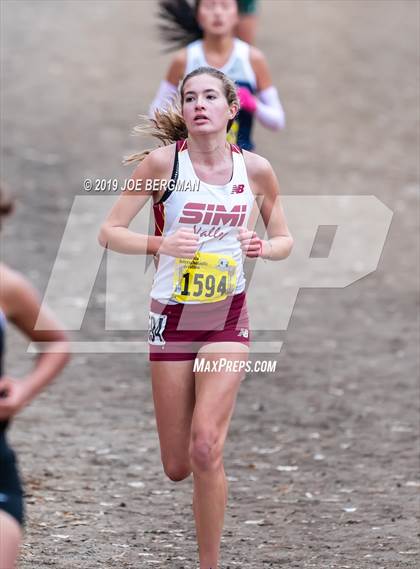 Thumbnail 1 in CIF State Cross Country Championships (Girls D2 Race) photogallery.