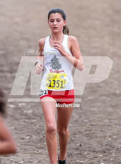 Thumbnail 1 in CIF State Cross Country Championships (Girls D2 Race) photogallery.