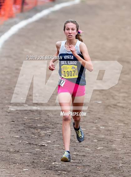 Thumbnail 1 in CIF State Cross Country Championships (Girls D2 Race) photogallery.