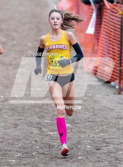 Thumbnail 3 in CIF State Cross Country Championships (Girls D2 Race) photogallery.