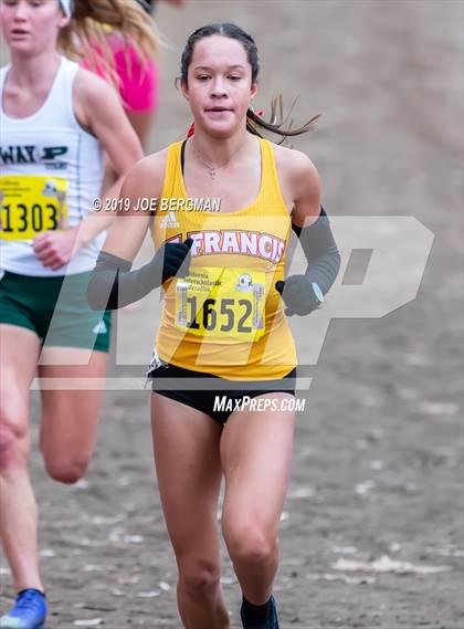 Thumbnail 2 in CIF State Cross Country Championships (Girls D2 Race) photogallery.