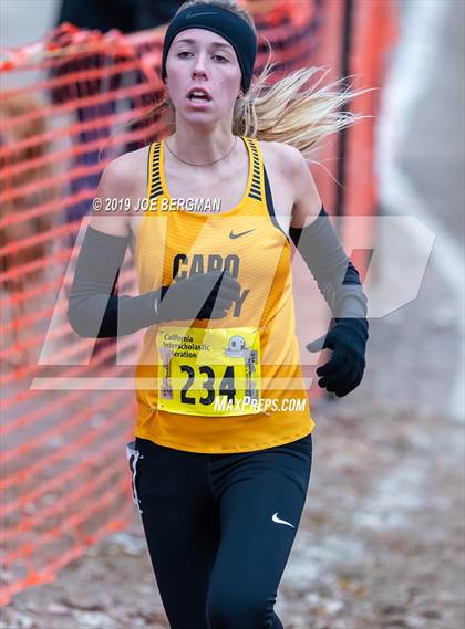 Thumbnail 3 in CIF State Cross Country Championships (Girls D2 Race) photogallery.