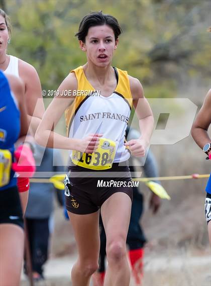 Thumbnail 2 in CIF State Cross Country Championships (Girls D2 Race) photogallery.
