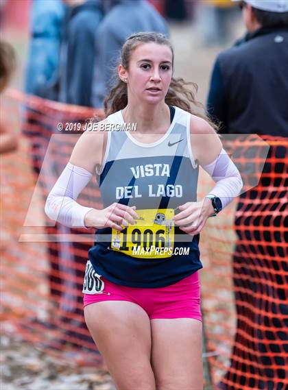 Thumbnail 2 in CIF State Cross Country Championships (Girls D2 Race) photogallery.
